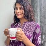 Subiksha Instagram - Lots on my mind! 💜 #tuesdaythoughts ☀️💋