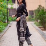 Subiksha Instagram - Soft as a flower yet strong as a storm 🤍🌪️ conceptualization : @arunprajeethm MUA : @jeru_bridal_studioo Costume : @sesha_bridalwear Photography : @xposurestudio.in #salwar #tradition #attractive #photooftheday #prettygirl #nomakeuplook #newpost #blackandwhite #photography #wavycurls #mesmerizing