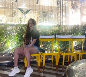 Sudeepa Singh Instagram - This girl was fed well  so u can talk to her now🤓😋👀🤪