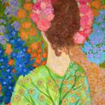 Suh Dong-joo Instagram - 요즘 다시 그림을 그리고 있다 💛 Started painting again 🧡 꽃입니다 (I am a flower) 50P(116.8x80.3cm)_Acrylic on Canvas_ 2024