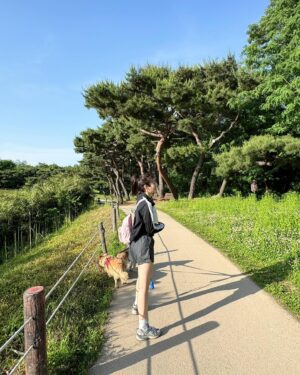 Suh Dong-joo Instagram - 날씨 좋았던 지난 주말 💛 the perfect weather to stroll around 💛