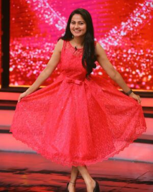 Suhasini Instagram - When in doubt, wear pink.
Outfit by @rangoliboutiquee 
#starmaa #adivaramwithstarmaaparivarm 
#teluguserial #hyderabad #banjarahills