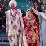Sukhmani Sadana Instagram - The Most Beautiful Day of Our Lives ♾️ 03.03.24 We need all your love and blessings 🙏♥️ Sukhmani’s Outfits @rimpleandharpreet Jewllery by @khuranajewelleryhouse Make up and hair @kohleyesbyjo Venue @thebagh_ Shot by @itskrajofficial #tonewbeginnings #tiedtheknot #youandme #goodvibesonly #grateful #anandkaraj #wedding #sukhmanisadana #sundeepgill #blessings #forever