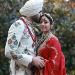 Sukhmani Sadana Instagram - The Most Beautiful Day of Our Lives ♾️ 03.03.24 We need all your love and blessings 🙏♥️ Sukhmani’s Outfits @rimpleandharpreet Jewllery by @khuranajewelleryhouse Make up and hair @kohleyesbyjo Venue @thebagh_ Shot by @itskrajofficial #tonewbeginnings #tiedtheknot #youandme #goodvibesonly #grateful #anandkaraj #wedding #sukhmanisadana #sundeepgill #blessings #forever