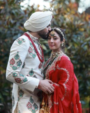 Sukhmani Sadana Instagram - The Most Beautiful Day of Our Lives ♾️ 
03.03.24

We need all your love and blessings 🙏♥️ 

Sukhmani’s Outfits @rimpleandharpreet 
Jewllery by @khuranajewelleryhouse 
Make up and hair @kohleyesbyjo 
Venue @thebagh_ 
Shot by @itskrajofficial 

#tonewbeginnings #tiedtheknot #youandme #goodvibesonly #grateful #anandkaraj #wedding #sukhmanisadana #sundeepgill #blessings #forever