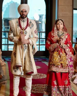 Sukhmani Sadana Instagram - The Most Beautiful Day of Our Lives ♾️ 
03.03.24

We need all your love and blessings 🙏♥️ 

Sukhmani’s Outfits @rimpleandharpreet 
Jewllery by @khuranajewelleryhouse 
Make up and hair @kohleyesbyjo 
Venue @thebagh_ 
Shot by @itskrajofficial 

#tonewbeginnings #tiedtheknot #youandme #goodvibesonly #grateful #anandkaraj #wedding #sukhmanisadana #sundeepgill #blessings #forever