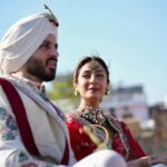 Sukhmani Sadana Instagram - The Most Beautiful Day of Our Lives ♾️ 03.03.24 We need all your love and blessings 🙏♥️ Sukhmani’s Outfits @rimpleandharpreet Jewllery by @khuranajewelleryhouse Make up and hair @kohleyesbyjo Venue @thebagh_ Shot by @itskrajofficial #tonewbeginnings #tiedtheknot #youandme #goodvibesonly #grateful #anandkaraj #wedding #sukhmanisadana #sundeepgill #blessings #forever