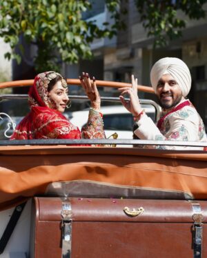 Sukhmani Sadana Instagram - The Most Beautiful Day of Our Lives ♾️ 
03.03.24

We need all your love and blessings 🙏♥️ 

Sukhmani’s Outfits @rimpleandharpreet 
Jewllery by @khuranajewelleryhouse 
Make up and hair @kohleyesbyjo 
Venue @thebagh_ 
Shot by @itskrajofficial 

#tonewbeginnings #tiedtheknot #youandme #goodvibesonly #grateful #anandkaraj #wedding #sukhmanisadana #sundeepgill #blessings #forever