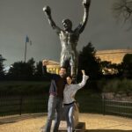 Sukhmani Sadana Instagram – Wedding ‘sheddings’ in #philadelphia 
A party bus to drink, followed by a steak, running up the rocky steps to burn those calories and then stealing the groom hot convertible for a pic… what more does one need? 🤪

#philadelphia #phillycheesesteak #philly #travelgram #traveladdict #travelwithsuki #onelifeliveit #usa