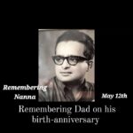 Sumalatha Instagram – A handsome,  gentle person..a loving dad..a short time on earth , forever in our hearts & thoughts ♥️ missing &  remembering dad on his birth anniversary