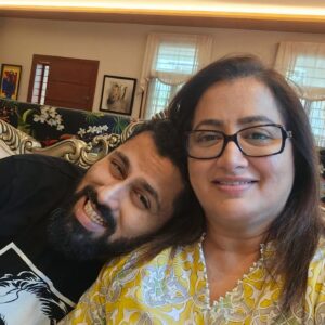 Sumalatha Instagram - A quick cuddle while he's still officially my baby 🤗🤗🤗🥰🥰🥰