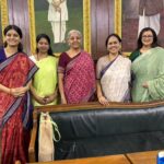 Sumalatha Instagram - Lighter moments at Central Hall with colleagues Ministers & Mps #nirmalasitharaman #supriyasule #kanimozhi #shobhakarandlaje #anupriyapatel