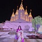 Sumalatha Instagram - Blessed to attend the inaugural ceremony of BAPS Hindu Mandir , Abu Dhabi today . Hon'ble PM Modiji's inspiring speech is certain to further strengthen the tremendous bond between UAE & India.Thanking the BAPS team for this wonderful & divine experience , also was lovely to catch up with some colleague from Movie Industry @r_sarath_kumar , @sureshgopi @imbhandarkar & the legendary senior actress #Mumtaz