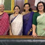 Sumalatha Instagram - Lighter moments at Central Hall with colleagues Ministers & Mps #nirmalasitharaman #supriyasule #kanimozhi #shobhakarandlaje #anupriyapatel