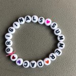 Summer Fontana Instagram - Special thank you to Daisy for this super cute bracelet!!! I love it. I really appreciate the thought and effort you gave to me, I don’t deserve it. Love you so much!!!! 🤍🤍🤍