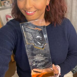 Sunetra Sarker Instagram - Finally, thank you to all who supported me and helped me win this award. A wonderful achievement as Kaneez Paracha. I dedicate this to all the Kaneez like women out there who had never seen themselves fully represented before on British TV. Much love -over and out xxx #RoyalTelevisionSociety #ActorAward