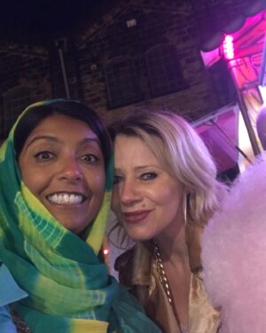 Sunetra Sarker Instagram - Ackley Bridge will remain one of the all time best jobs I ever did starting back in 2018 we had no idea what a groundbreaking entertaining multicultural show we were creating. I will forever love playing Mrs P and will miss her greatly. Thanks to @theforge_drama and all the brave leaps of faith they took. I got to play with the best of friends, cast, crew and production teams. Too many photos for one post… so more to come. Thank you Team Ackley Bridge and all its fans - love you all -in the words of Kaneez “ I don’t care if you lesbian, vegan or man on the moon” #justsayin🌟💝