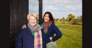 Sunetra Sarker Instagram - Tune in tonight's #extraordinaryescapes at 9pm on @channel4 where I'll be exploring the beautiful Norfolk countryside with the simply wonderous  Sandi Toksvig, taking in the incredible natural wonders and even spotting some seals!
This adventure was really transformative for me as someone who's never been very outdoorsy - more of a city girl than country! Since starting my own personal self care journey and working with @leafyard to try to improve my mental fitness, I've been making a greater effort to get outside and benefit from the healing power of nature. Exploring the Norfolk countryside and laughing with Sandi has really helped me to realise just how enjoyable and fun that can be - I can't wait to keep going on more extraordinary escapes!