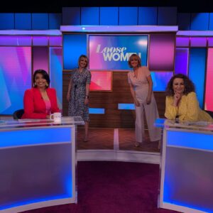 Sunetra Sarker Instagram - This is a photo of my first ever time as a panellist @loosewomen - and then many more happy times on the show- to celebrate one year of me being part of this empowering, funny, kind team of women it would mean so much if you voted for them, the crew, producers and all the fabulous guests @officialntas -thank you 😘 go to Nationaltvawards.com/vote
