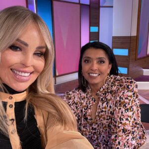 Sunetra Sarker Instagram - This is a photo of my first ever time as a panellist @loosewomen - and then many more happy times on the show- to celebrate one year of me being part of this empowering, funny, kind team of women it would mean so much if you voted for them, the crew, producers and all the fabulous guests @officialntas -thank you 😘 go to Nationaltvawards.com/vote