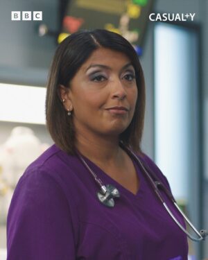 Sunetra Sarker Instagram - The secret is out! 
Dr Zoe Hanna returns to the E.D next year 👀 #Casualty