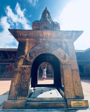 Sunitha Varma Instagram - Lost in the charm of Patan Darbar, where tradition comes alive.. 
.
.
.
#culturevibes #heritageadventure #historicelegance #timelesscharm #nepal #kathmandu #patandarbarsquare #lalitpur