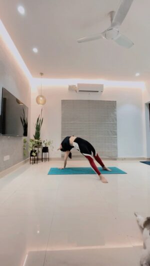 Sunitha Varma Instagram - Yoga gives me wings to fly high .. 👼 
.
.
.
#reels #reelsinstagram #yogalove #happiness