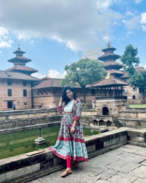 Sunitha Varma Instagram - Lost in the charm of Patan Darbar, where tradition comes alive.. 
.
.
.
#culturevibes #heritageadventure #historicelegance #timelesscharm #nepal #kathmandu #patandarbarsquare #lalitpur