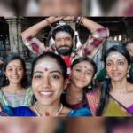 Sunitha Srinivasan Instagram - 1st reel with annan @mirchisenthil983 And sisters @sunitha_official @actress_thara @hemachinnu_official12 #preetha #preethasuresh #preethareels #preetha_suresh21 #sunitha #hema #thara #mirchisenthil #shanmugam #rathna #veeralakshmi #issaki #kani #annaserial #anna #zeetamil #trending #viral #explore