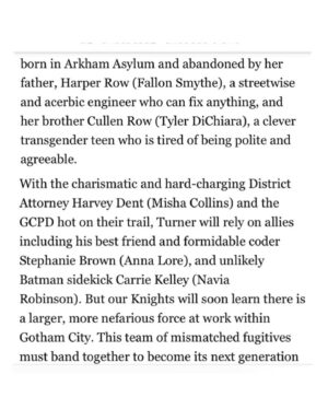 Sunny Mabrey Instagram - So THIS is cool… 🎉. It’s one thing to have the privilege of working on a rad new @thecw show— another thing entirely to get to do it with your special sexy man lover (sry), @ethanembry. Grateful for and to the lovely people at @cwgothamknights including our gorgeous mad genius Tv daughter, @anna_lore and the badass creators/producers/writers/directors,  @natalieabrams @huntvision @chad.fiveash @dannyjohncannon #JamesStoteraux @gberlanti. Also, my reps be killin’ it always. @havenla @peoplestoreagency @jacqwheeler @amyslomo ♥️. Appreciate my fam at @mornellstudios . I’m blessed, y’all. #GothamKnights #theCW #CW #deadline #variety #hollywoodreporter