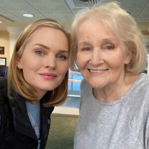 Sunny Mabrey Instagram - We lost an absolute legend the other day.. my Aunt Jo Ann. She was pure gold. One of a kind. Her dry, self-deprecating, no-nonsense humor and razor sharp wit delighted me so much that I constantly shared stories about her to my friend in LA, @laurengerman, which resulted in Lauren’s slight obsession with her from afar, which, in turn, prompted Aunt Jo Ann to get pretend mad when I made videos to “show that girl”, but secretly be flattered and highly pleased about it. 😂💖 Aunt Jo Ann made the #1 best dressin’ (stuffing for all you non-southerners) and the most insane coconut cake this side of the Mississippi. She loved antiques, cross stitching, and asking me what I thought about celebrities, such as “Brad Pitts”, but most of all, she fiercely loved her family and friends. Aunt Jo Ann called many of us everyday, quite often when we’d just sat down to eat. I wish she’d interrupt my “supper” just one more time, but I think she’s having too much fun now. I count myself highly blessed to have known her and look forward to laughing with her again one day along with Jesus and her “mama ‘n daddy”— whom she said she was “going to see” there at the end. Her feet began to “walk” in her bed, and not long afterward, she stepped into a realm where there is no more death or crying or pain. So, when I say we “lost” her, it’s really just a temporary problem. Because we’re coming in hot on your heels, Aunt Jo Ann.. but, man oh man, I sure will miss you until then. ❤️