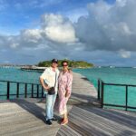 Supriya Pilgaonkar Instagram - Beautiful time in Maldives at @coco_resorts . 🏝️Thank you for getting us here Shriya and @pickyourtrail 💙Lovely hospitality and crystal clear water . Absolute peace🌊