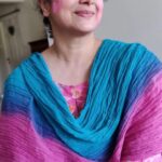 Supriya Pilgaonkar Instagram – Colour colour which colour ??? Last year 11th March , home bound holi