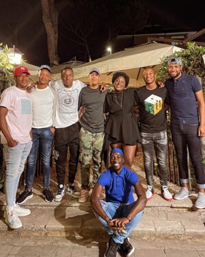 Susan Wokoma Instagram - Praise Be 🙏🏿 Here’s some chaotic BTS from #TheBeautifulGame, now streaming on @Netflix. 

We shot this during the hottest Roman summer on record THREE YEARS AGO 🥵 and it was Pure Mischief! 🤭
For a lot of us, it was our first job out of the UK post lockdown and looking back, I genuinely believe that I learned how to socialise again in that Roma heat 🥹

Lots of footie, too many mosquito bites, copious layers of nun costume, bit of street-karaoke, sooooo much pasta and lemoncello, a fair few Afrobeat club nights, some unexpected new friends (on and off set) and a ridiculous amount of laughter (see slide 2 🤭)

Hope you enjoy what we made! Xxx

🇮🇹 

#thebeautifulgame
#netflix #michealward #billnighy #kityoung #thehomelessworldcup #rome #roma #italy #football