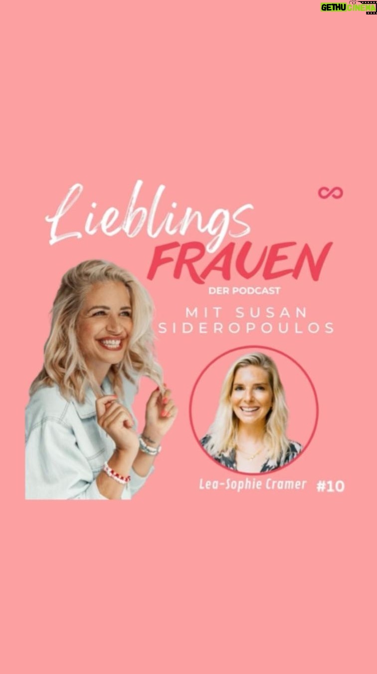 Susan Sideropoulos Instagram - Die brandneue Podcast Folge darfst du auf gar keinen Fall verpassen 🎉🎉🎉 Zu Gast #LieblingsFrau @leasophiecramer 🩷 Lea-Sophie schrieb mit ihrem Unternehmen AMORELIE Erfolgsgeschichte, hat zusammen mit Verena Pausder einen der erfolgreichsten deutschen Wirtschafts-Podcasts „Fast and Curios“ an den Start gebracht und 2022 gründete sie die „Ten-More-In“-Academy. Damit unterstützt sie die „female leaders“ von morgen und bringt viele großartige Frauen zusammen. Was für sie Erfolg bedeutet, warum Frauenquote heute immer noch ein Thema ist und wie wichtig ihre Burnout Erfahrung für sie war, darüber sprechen wir heute. Es geht um Glaubenssätze, weibliche Intuition, Übermut, die eigenen Talente und die nach wie vor fehlende Sichtbarkeit von Frauen in Führungspositionen. Bin gespannt auf dein Feedback🌸 #LieblingsFrauen #Podcast #producedBy @sentahood_official Pro Folge gehen 1000 Euro gemeinsam mit @eaglescharity zugunsten der @die_arche #unbezahltewerbung #wegenmarkierung