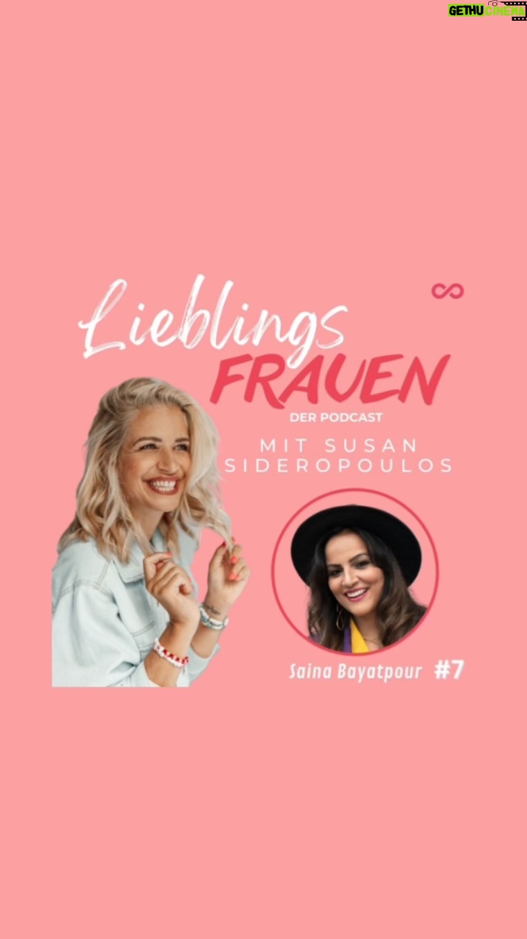 Susan Sideropoulos Instagram - Die 7. Podcast-Folge von *LieblingsFrauen* ist da. @susan_sideropoulos hat sich die wunderbare @sainabayatpour eingeladen und spricht mit ihr über Freiheit, ein selbstbestimmtes Leben, Neid unter Frauen, Lernen durch Misserfolge, Wiederaufstehen, erfüllte Partnerschaften auf Augenhöhe und ihren herausfordernden Weg als Unternehmerin. Eine berührende und ermutigende Folge. Danke, Saina, für dein Leuchten und euch viel Spaß beim Lauschen. Den Link dazu findet ihr in der Story und Bio. Liebe