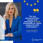 Susan Sideropoulos Instagram - Am 9. Juni ist #Europawahl. Deine Stimme zählt!  Susan Sideropoulos: „In manchen Situationen sind wir wirklich machtlos, doch bei der Wahl haben wir eine Stimme. Wäre es nicht verrückt, sie nicht zu nutzen? Für ein demokratisches, buntes und vielseitiges Europa. Entscheide du, bevor andere für dich entscheiden.“