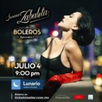 Susana Zabaleta Instagram - Chamacos, no olviden que tenemos una cita este 4 de julio. Presentaremos el Episodio 7 de Boleros, acompañada de @losjuglaresoficial ¡Nos vemos en el @lunariomx ! 🌙 😘 🎟️🎟️Boletos disponibles en @ticketmaster_mx . . . . #SusanaZabaleta #LaZabaleta #Cantante #Pop #Artista #Interprete #Música #Nuevo #México #Mexicana #Videos #Shorts #YouTube #TikTok #Instagram #Concierto #Lunario #EnVivo #Boleros #ticketmaster