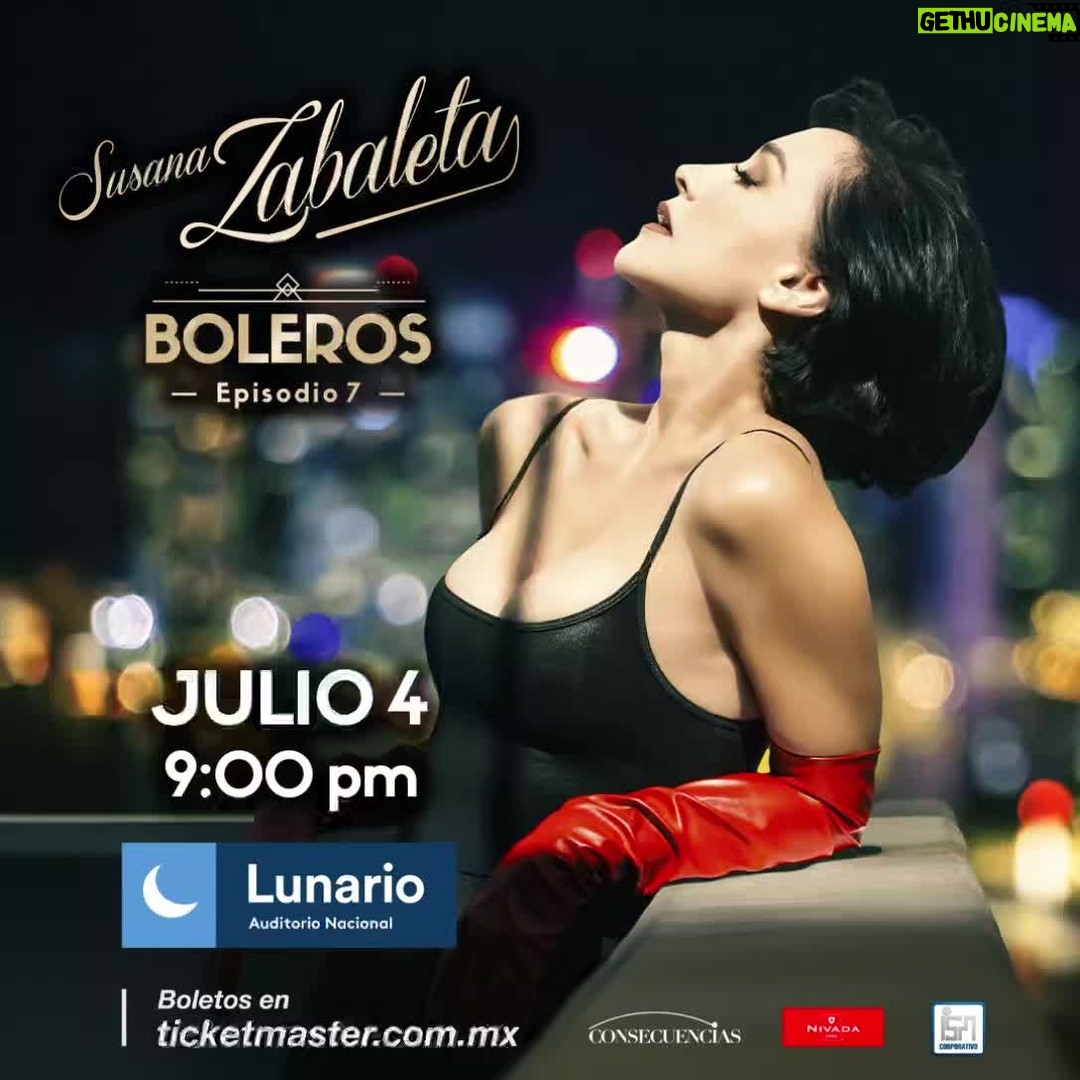 Susana Zabaleta Instagram - Chamacos, no olviden que tenemos una cita este 4 de julio. Presentaremos el Episodio 7 de Boleros, acompañada de @losjuglaresoficial ¡Nos vemos en el @lunariomx ! 🌙 😘 🎟️🎟️Boletos disponibles en @ticketmaster_mx . . . . #SusanaZabaleta #LaZabaleta #Cantante #Pop #Artista #Interprete #Música #Nuevo #México #Mexicana #Videos #Shorts #YouTube #TikTok #Instagram #Concierto #Lunario #EnVivo #Boleros #ticketmaster