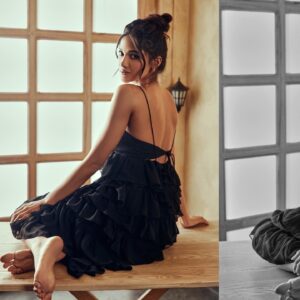 Sushrii Shreya Mishraa Instagram - So..you were saying?🥀🖤
.
@priyankknandwana @gayetrichakravarthy @kavita.gour.184 ⚡️