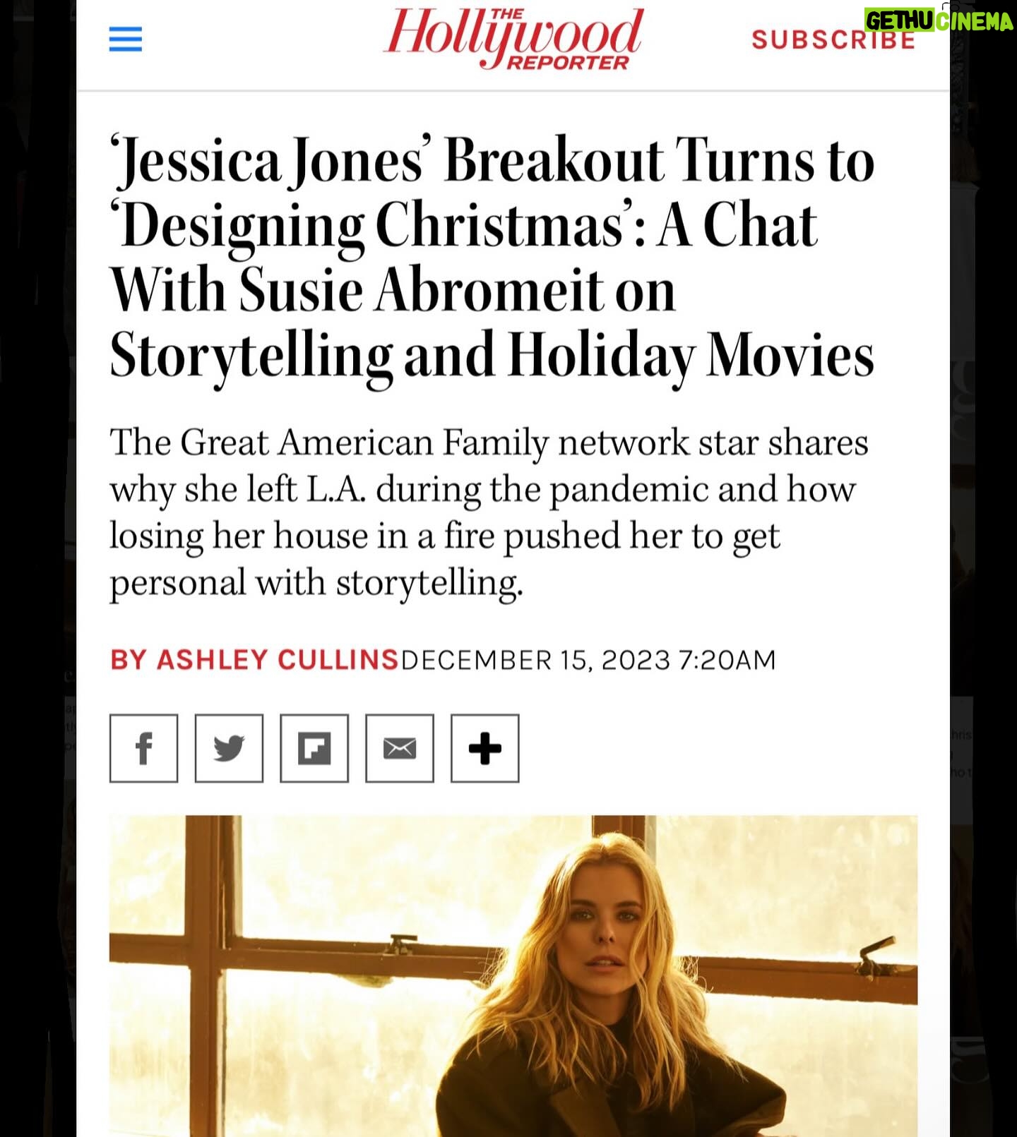 Susie Abromeit - 486 Likes - Thank you @hollywoodreporter 🎄❤️🎉🤶🎅
@greatamericanpureflix @greatamericancommunity @greatamericanfamily