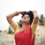 Suveta Shrimpton Instagram - Living 🥀 . . . #photoshoot #sareelove #instagood #instadaily #photooftheday #trending #suvetashrimpton #suvetashrimpton❤️❤️❤️