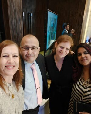 Suzanne Bernert Instagram - An amazing turnout at the #israeliindependenceday... met so many people and had great conversations. Of course, it also got serious, but showing support by showing up is what was needed 🇮🇱🎗️
Outfit @untungindia 
Shoes @elizabethy_y_h
.
.
.
#israelinstagram
#israelinindia #israel #thegranddelhi #suzannebernert #arjunhardas  #🇮🇱 #🇮🇱🇮🇳 #🇮🇱🇩🇪