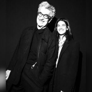 Suzanne Lindon Instagram - thank you, Wim for inviting me to talk with you on stage for the Q&A of your unique ‘Perfect Days’ yesterday. it was my perfect day, I’m glad I spent it with you. ♥️ @wimwendersfoundation 

And a special thought for you always. @donata_wenders
📷 @octave.de.b merci!