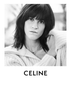 Suzanne Lindon Instagram - @celine nouvelle campagne par hedi 🖤 @hedislimane