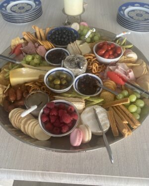 Suzanne Paul Instagram - Very pleased with my Grazing Platter last night for our’Getting to know our neighbors’ soiree! 🥂🥳