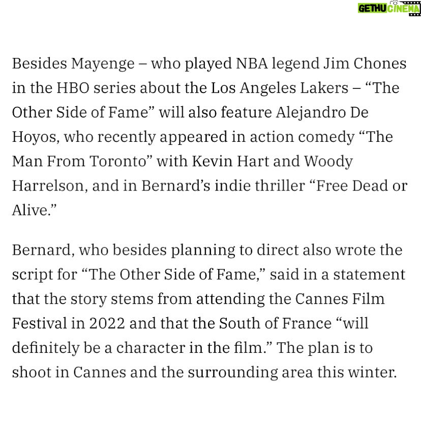 Sveva Alviti Instagram - Happy to announce that i will play in the American🇺🇸movie « the other side of fame » this coming winter. Directed by @erik_bernard_filmmaker Produced by @erik_bernard_filmmaker @espada_pr and #rebel6film production.