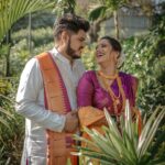Swanandi Tikekar Instagram - आयुष्यभराची #आनंदी साथ 💫♥️ Saree : @saudamini_handloom Blouse : @nishfash_design_studio Ashish’s Outfit : @saudamini_handloom Jewellery : @pngadgilandsons Styling : @saudamini_g Draping : @nilam_art1687 Swanandi’s MUAH : @khushbooghodke Ashish’s MUAH : @krishna_deshmukh_makeup Pictures : @lensfixed_onkarabhyankar Asthetics & Skincare : @thefacestudio.in Socials and Exclusive PR : @wechitramedia @n.i.d.s_ #SwanandiTikekar #AshishKulkarni #Wedding #ANANDI 💕