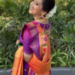 Swanandi Tikekar Instagram – The gorgeous @swananditikekar for her Wedding ceremony in my signature glam! 🤍
.
.
Makeup – @khushbooghodke 
Hair – @hairstyles_by_babita 
Saree – @saudamini_handloom 
Blouse – @nishfash_design_studio 
Jewellery- @pngadgilandsons 
Styling – @saudamini_handloom 
Draping – @nilam_art1687 
Ashish’s outfit – @saudamini_handloom 
.
.
#luxebridalmakeup #signatureglam #KGbrides