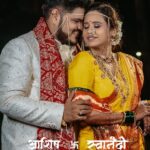 Swanandi Tikekar Instagram - It's been already a month to this unforgettable wedding day of Swanandi and Ashish. It was filled with laughter, excitement, celebration, traditions, emotions and lots of joy. It was a grand, yet deeply soulful experience and through our lenses we tried to capture those moments. . Excited to share a sneak peek of this heartfelt celebration! 💖🌟 Here is the wedding teaser of #anandi . Lensfixed Wedding Movies 2023 . Cinematographers: Kunal Mohite, Aniket Rumde, Rohit Assisted by: Akshay Mungekar, Prathamesh Shinde Edited by: Prathamesh Rao Team Lensfixed: Sahil Palande, Ajay Malgaonkar, Amar Jadhav, Ninad Parab, Amar Yadav, & Onkar Abhyankar . #SwanandiAndAshish #OneMonthOfLove #anandi #swanandiwedsashish #swananditikekar #ashishkulkarni #weddingoftheyear #lensfixed #lensfixedweddings #lensfixedweddingmovies #wedmegood #weddingwire #weddingsutra #weddingbazaar #mumbaiweddingphotographer #puneweddingphotographer #celebritywedding #weddingseason #weddingteaser #cinematic #marathiwedding #maharashtrianwedding #onkarabhyankarphotography